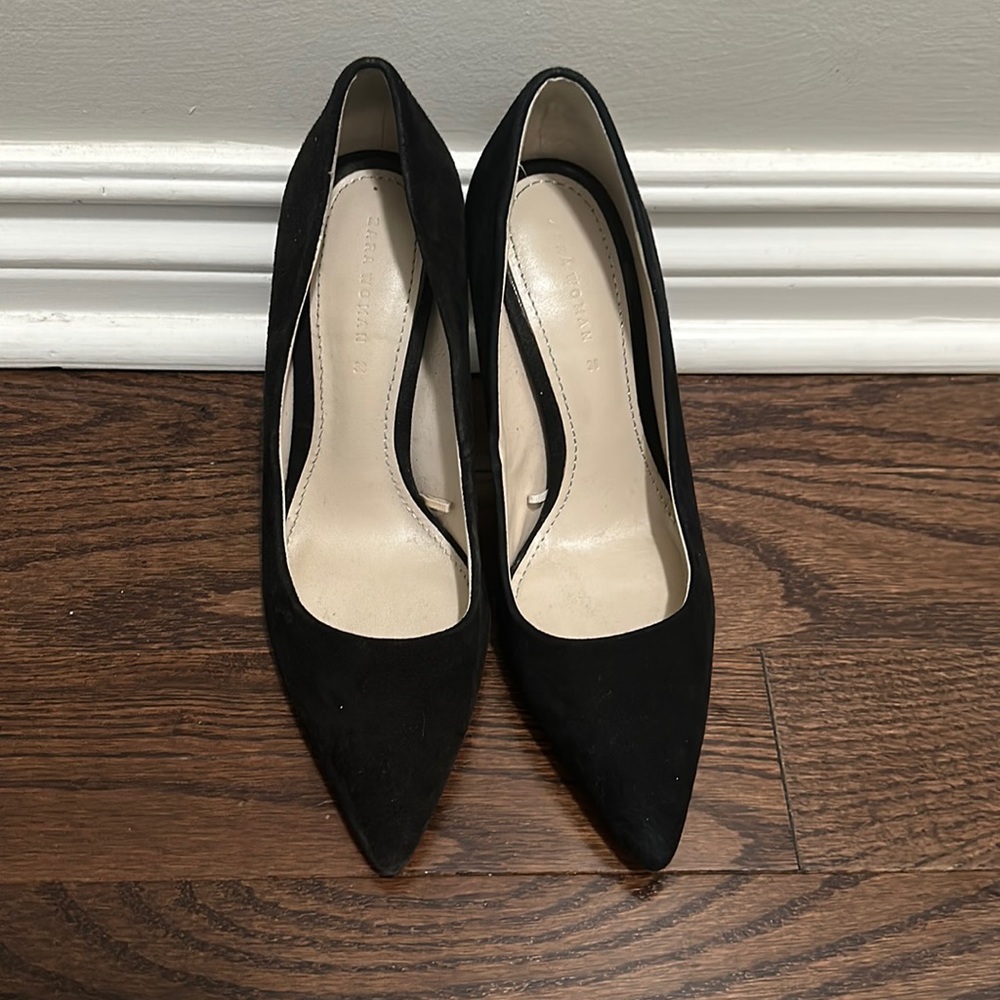 Zara Suede heels